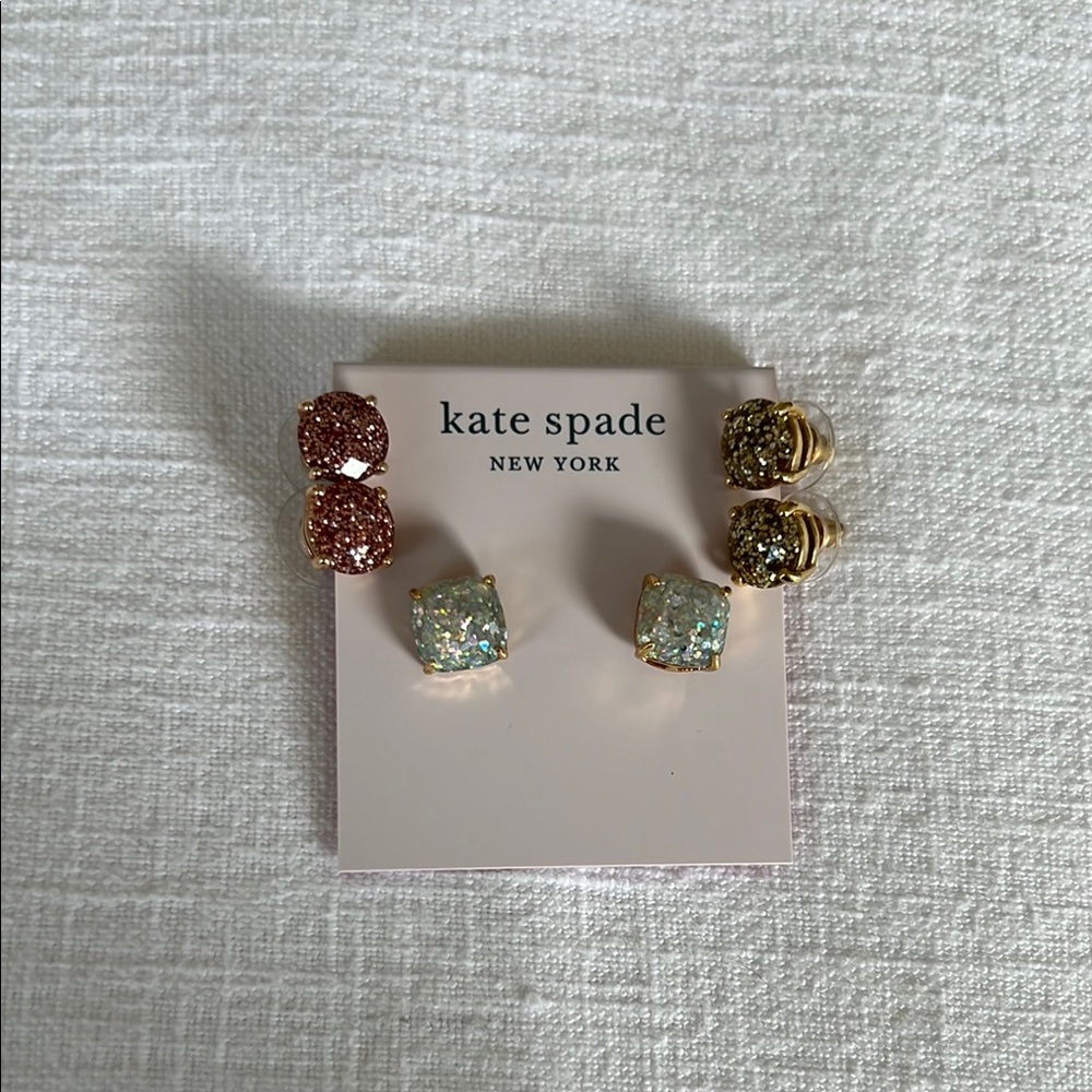 Kate Spade Glitter Earrings Bundle